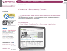 Tablet Screenshot of contextualcorp.com